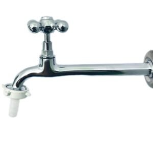 Torneira de Cozinha 1158 Reta 18cm C/Bico União C-35 Metal