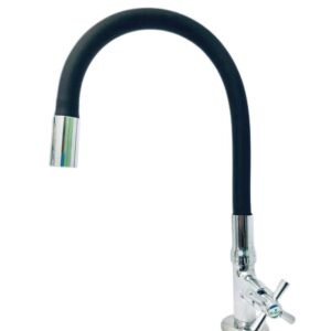 Torneira Color Preta 1195 Mesa 3/4 Flexível C-31 Metal