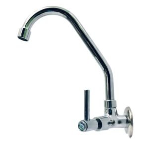 Torneira de Cozinha Parede 1168 Bica Móvel C-34 Metal